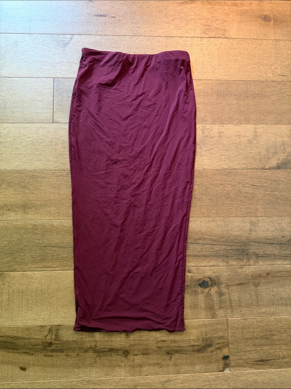 🎉naked wardrobe Wine Midi Pencil Skirt